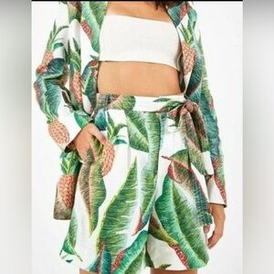 GUC Women’s Farm Rio Forest Palm Shorts Size Small